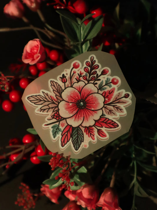 Berry Blossom Charm | Iron on patch | Pinterest Flowers