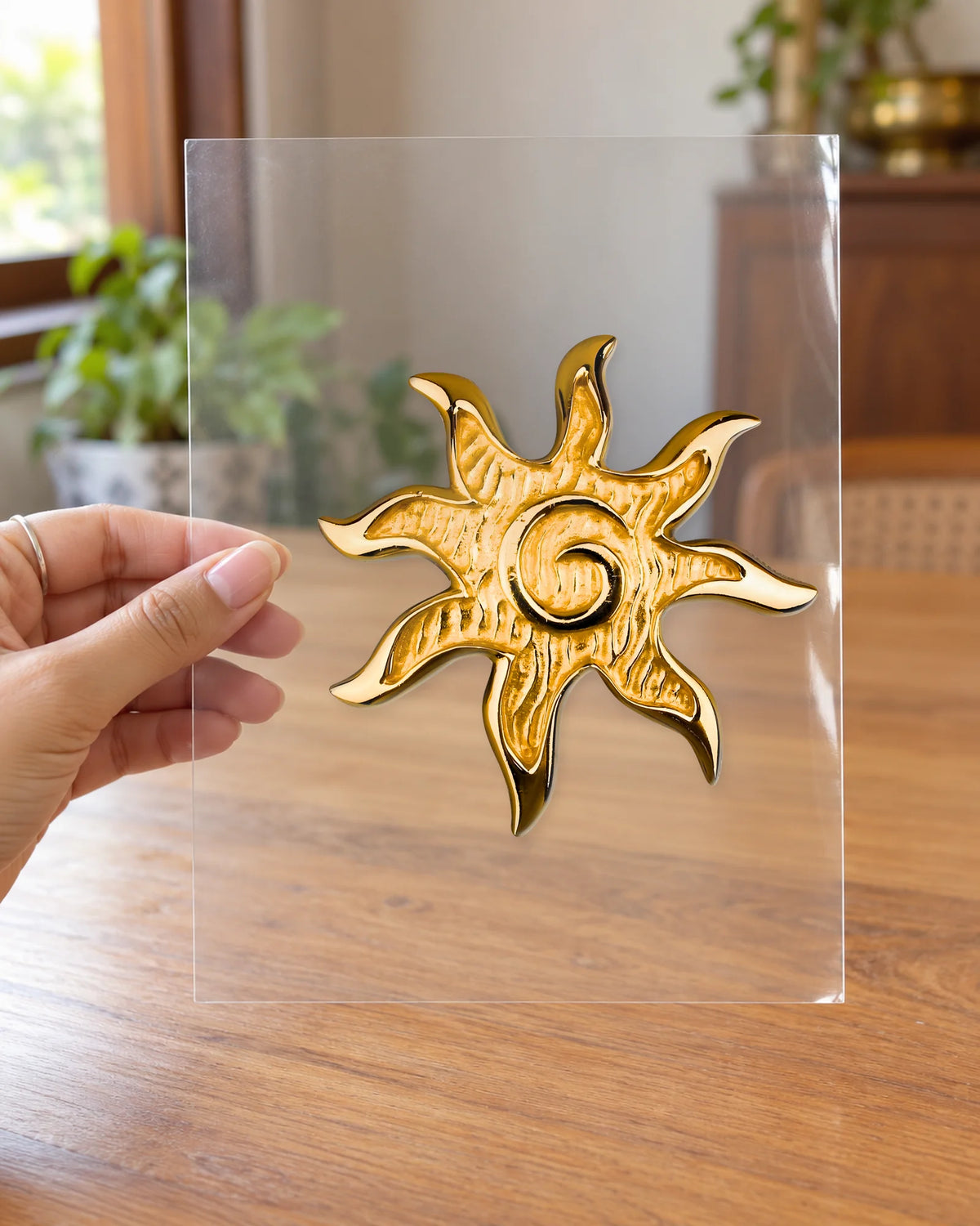 Golden Hour hard surface patch on clear film