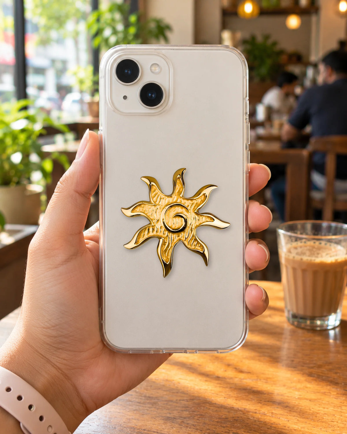 Golden Hour hard surface patch mockup