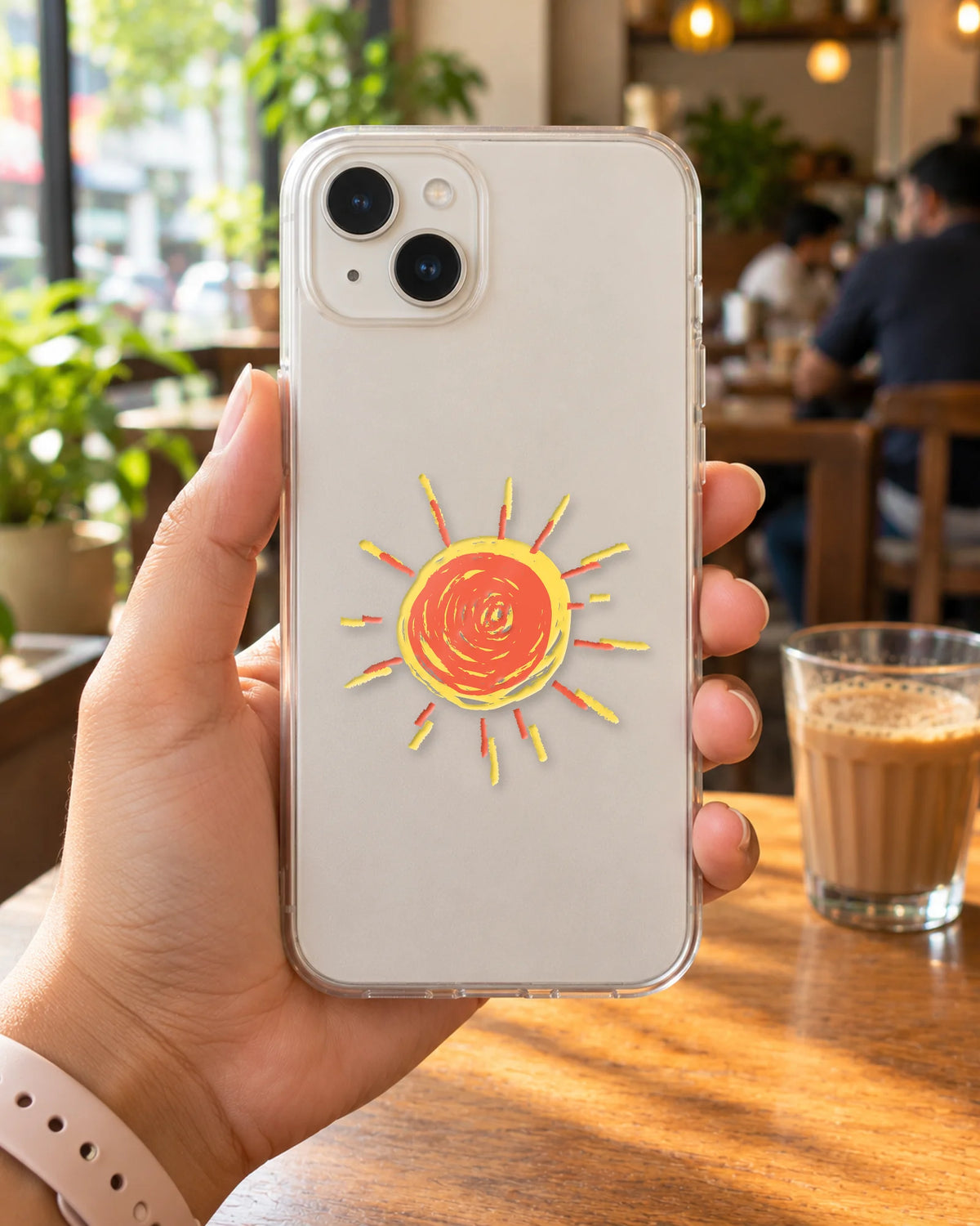 Golden Hour hard surface patch mockup