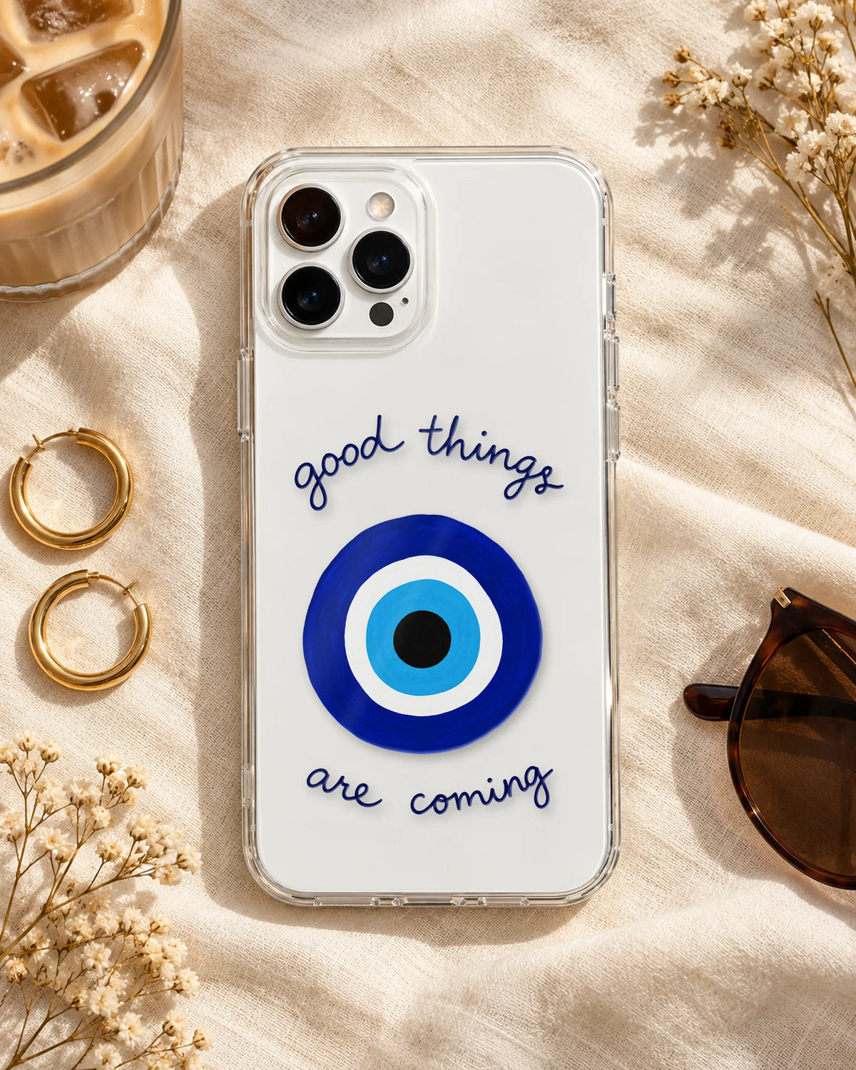 Good Things pieces arranged on a phone