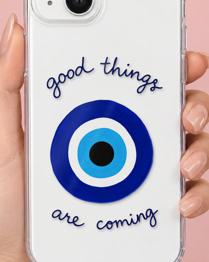 Good Things phone case close-up