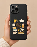 Good Vibes Only phone makeover pack on a phone case