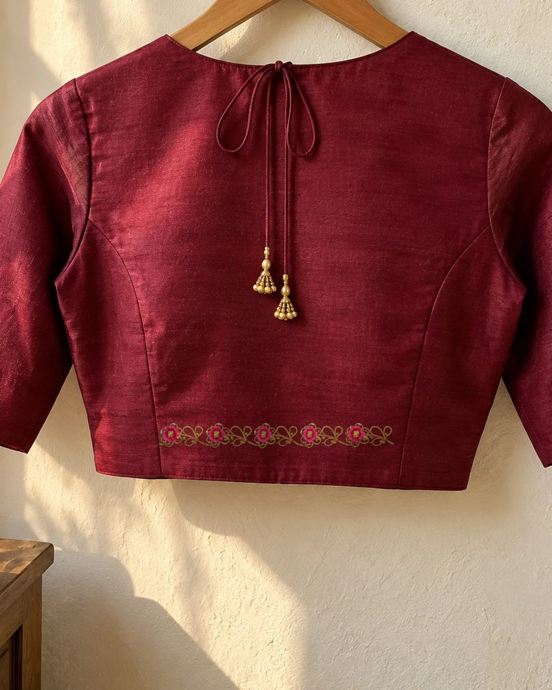 Gota Phool Lace embroidery-look iron-on patch | Thread Theory