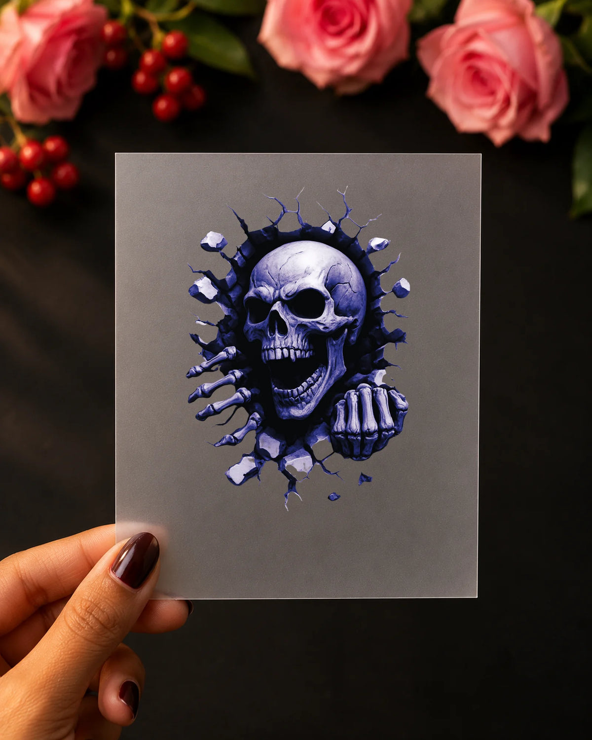 Grave Escape iron-on patch on clothes