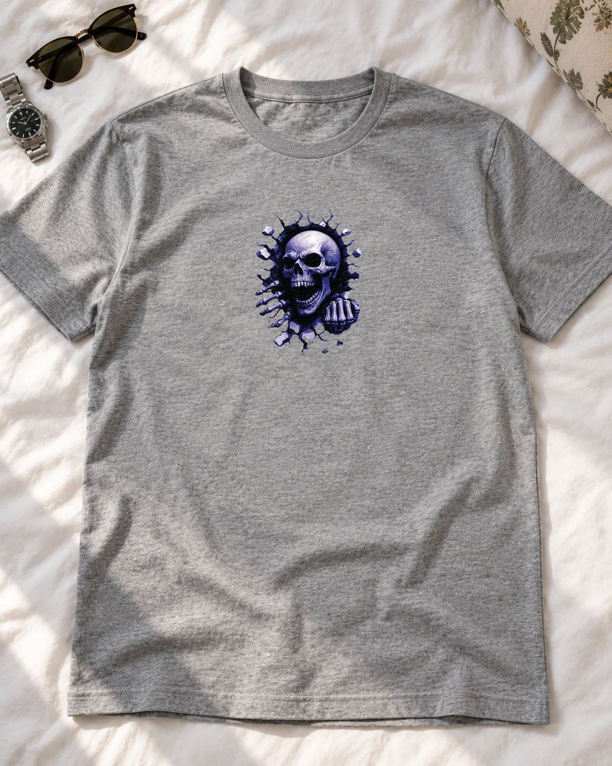 Grave Escape iron-on patch on clothes