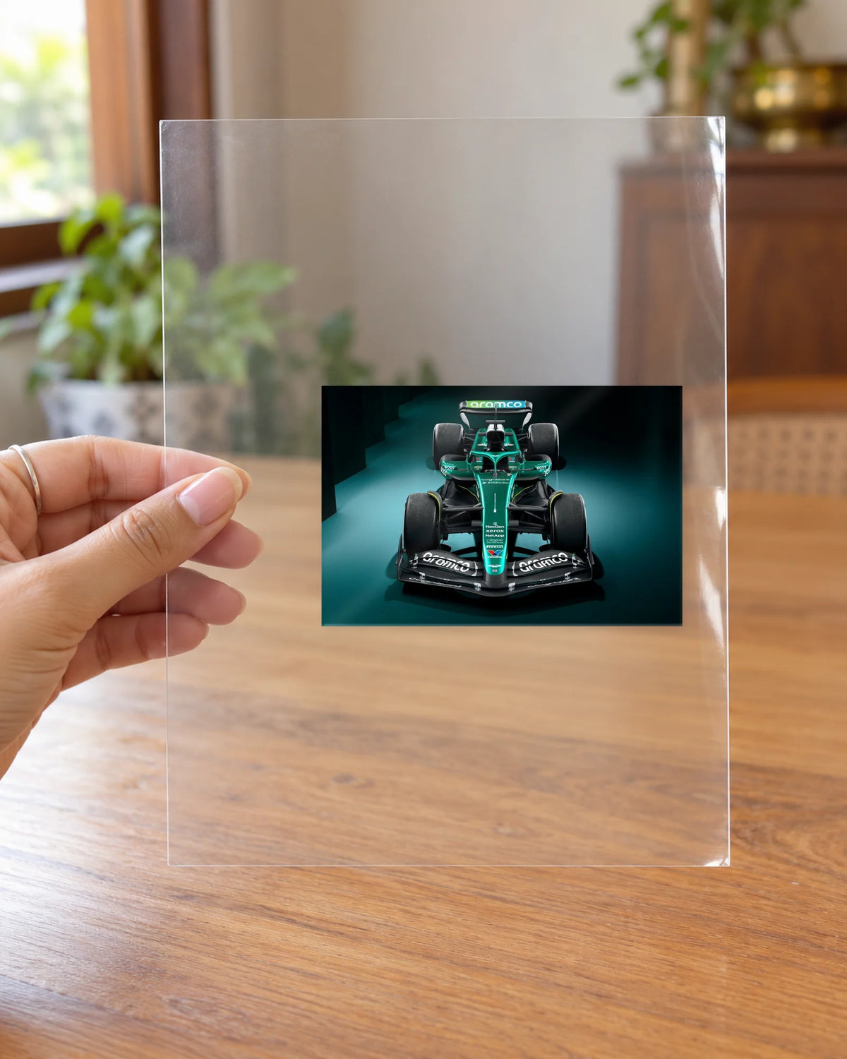 Full Throttle hard surface patch on clear film