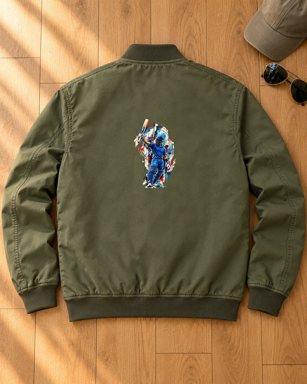 Grunge Hero iron-on patch on clothes