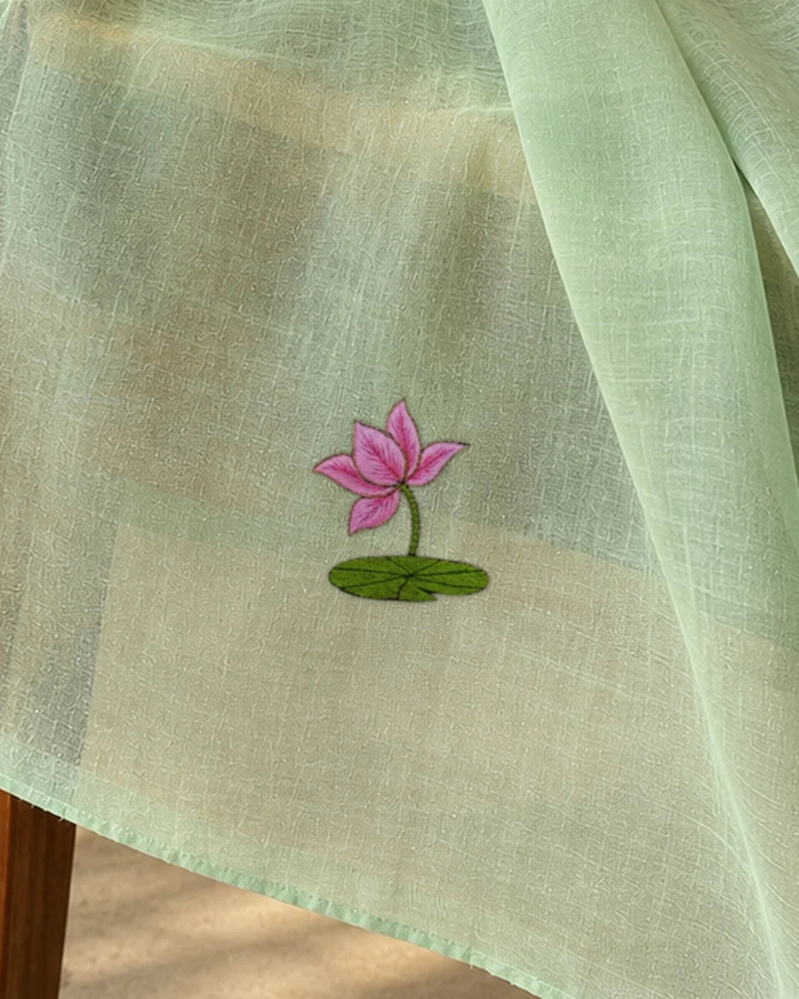 Gulabi Kamal embroidery-look iron-on patch | Thread Theory