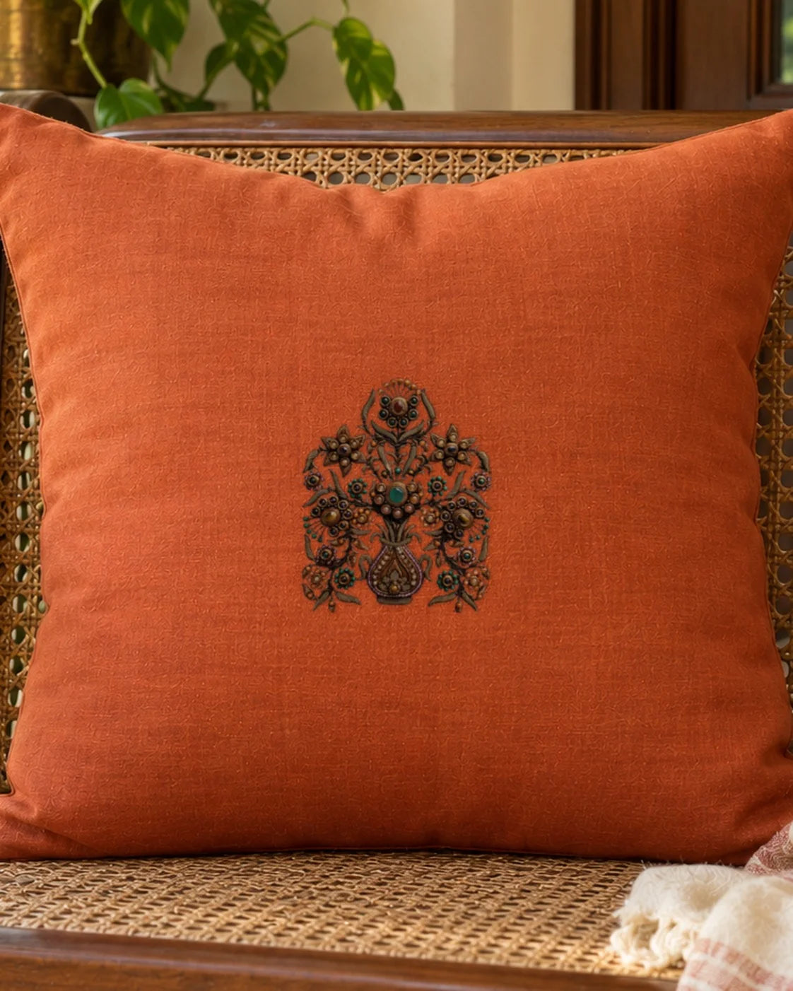 Guldasta embroidery-look iron-on patch | Thread Theory