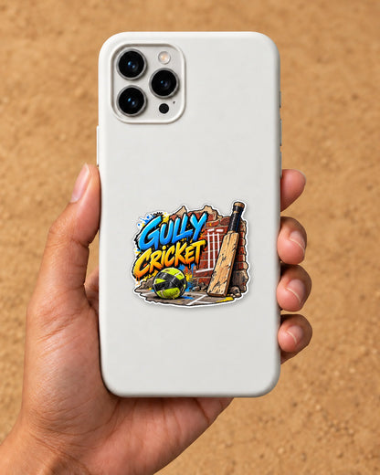 Gully Cricket hard surface patch mockup