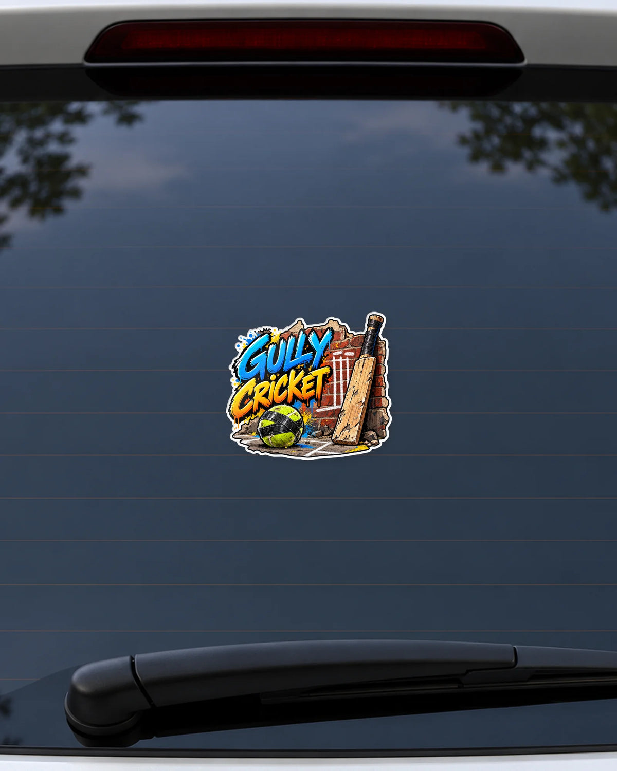 Gully Cricket hard surface patch mockup