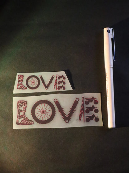 Love for the Ride | Iron-on Patch | Rider's Creed