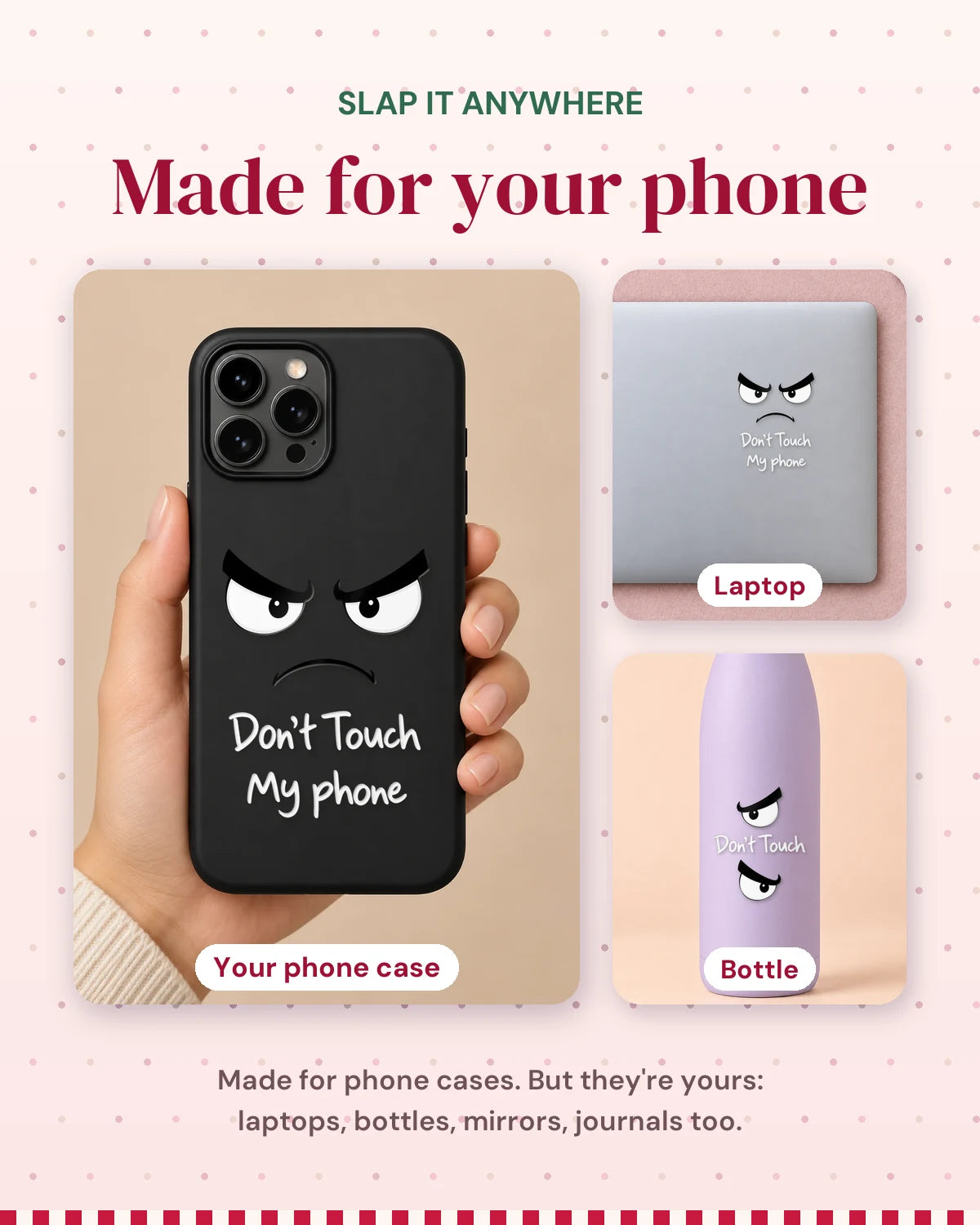 Hands Off: made for your phone, slap it anywhere