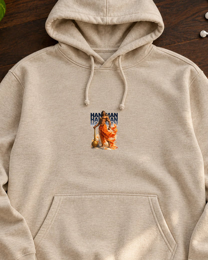 Bajrang Shakti iron-on patch on clothes