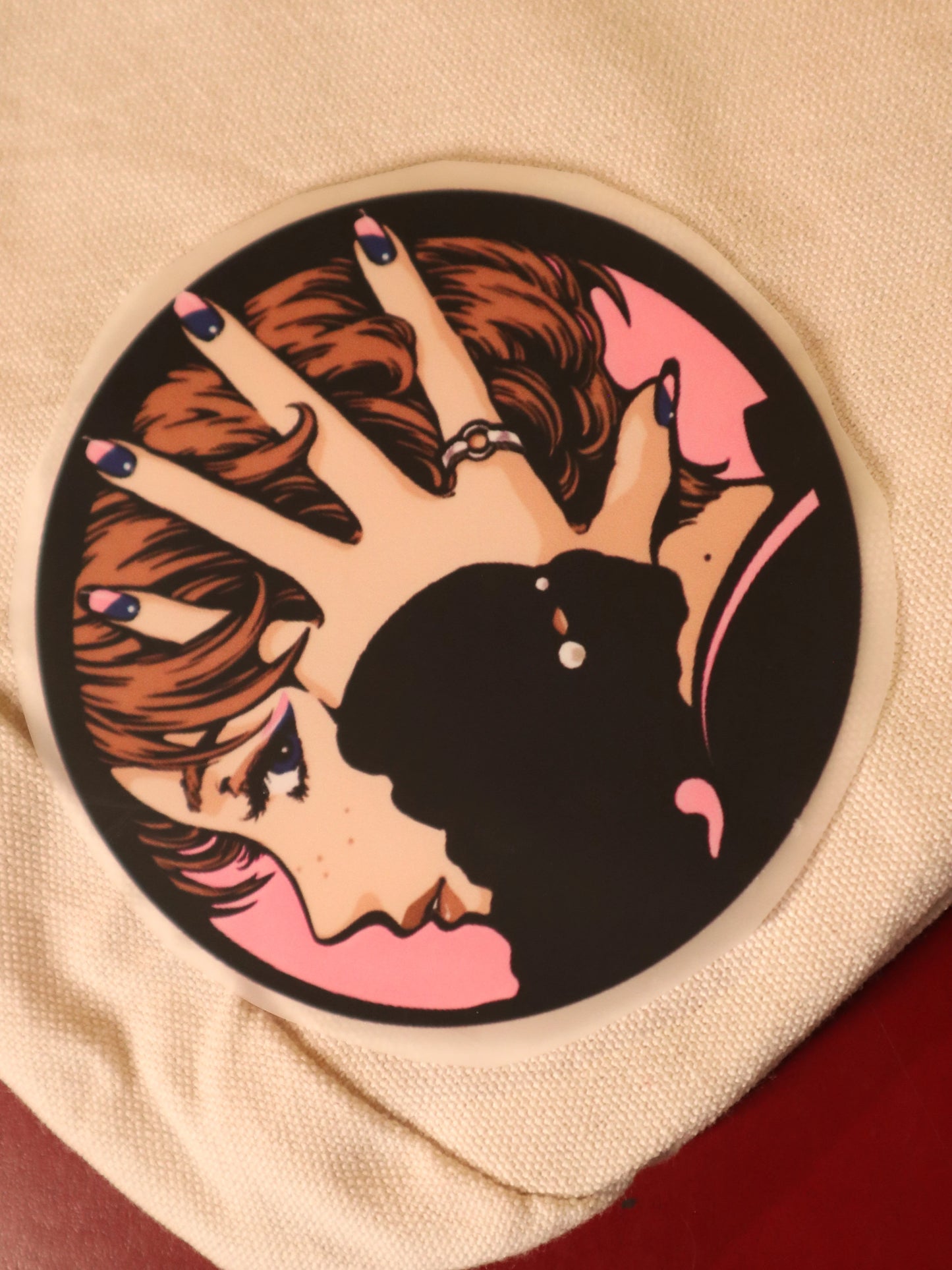 Blush Drama | Iron-on Patch | Girlie Pop
