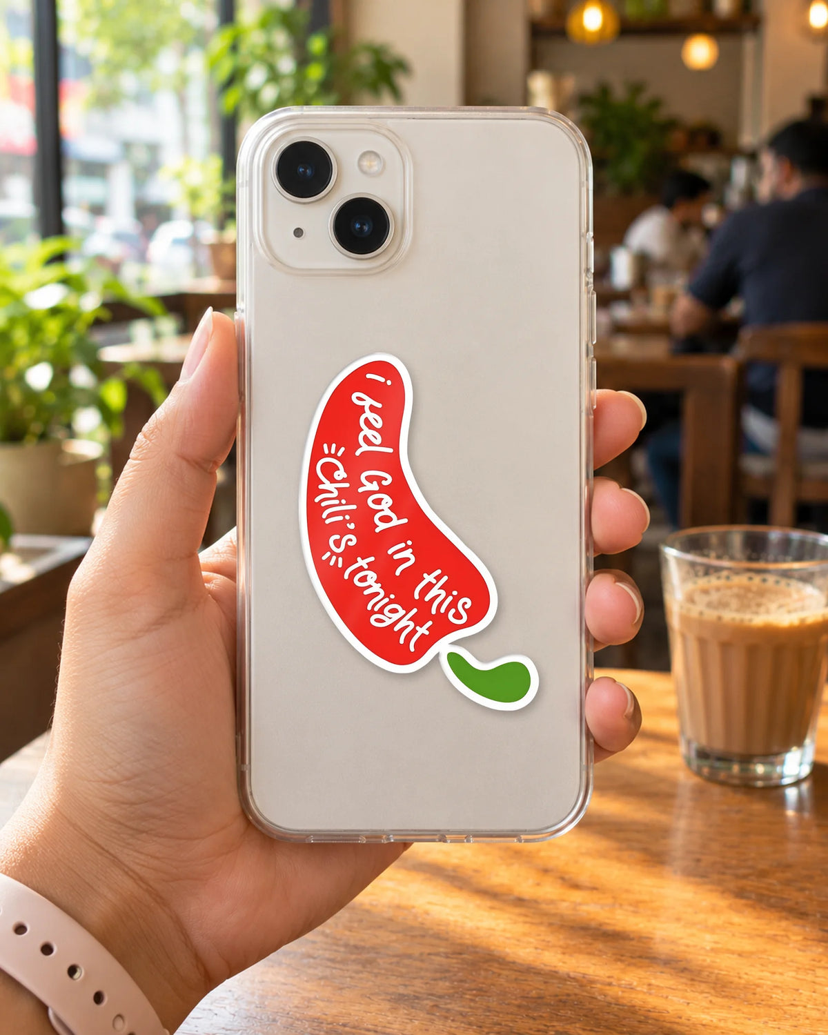 Holy Chilis Night hard surface patch mockup