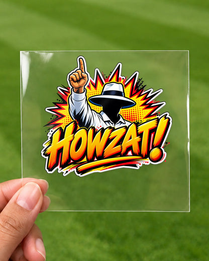 Howzat hard surface patch on clear film
