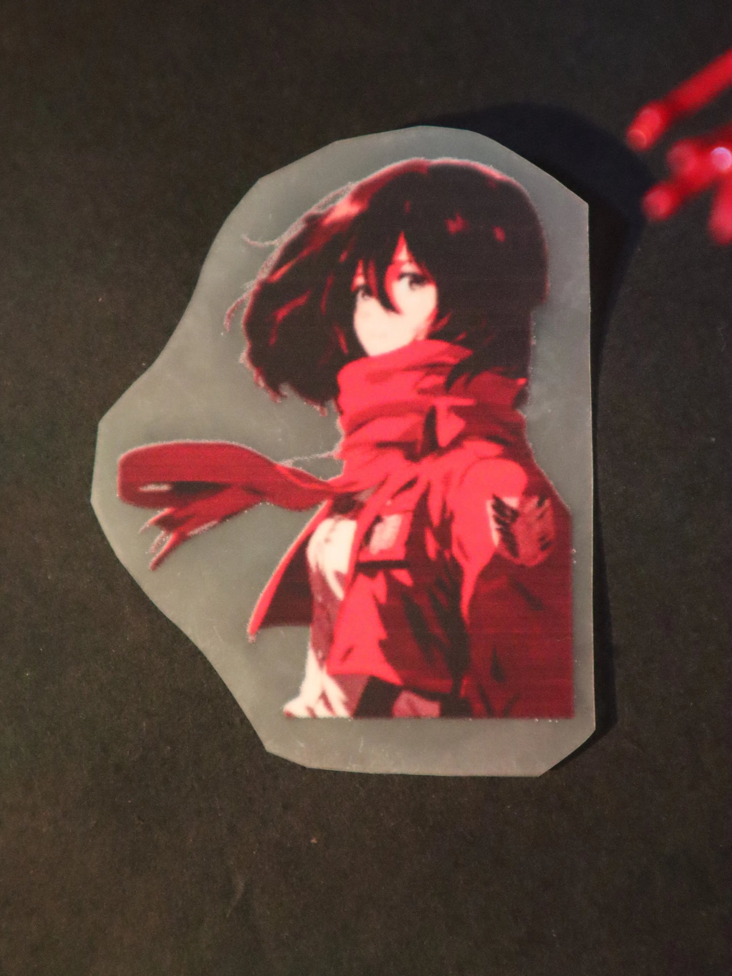 Red Scarf Resolve | Iron-on Patch | Beyond the Walls