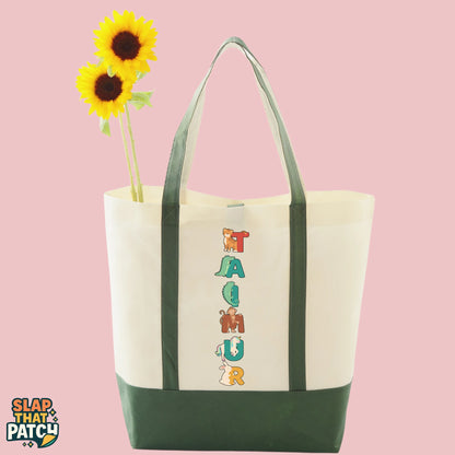 Wild Type | Iron-on Patch | Animal Alphabet Sticker (Kids Special)