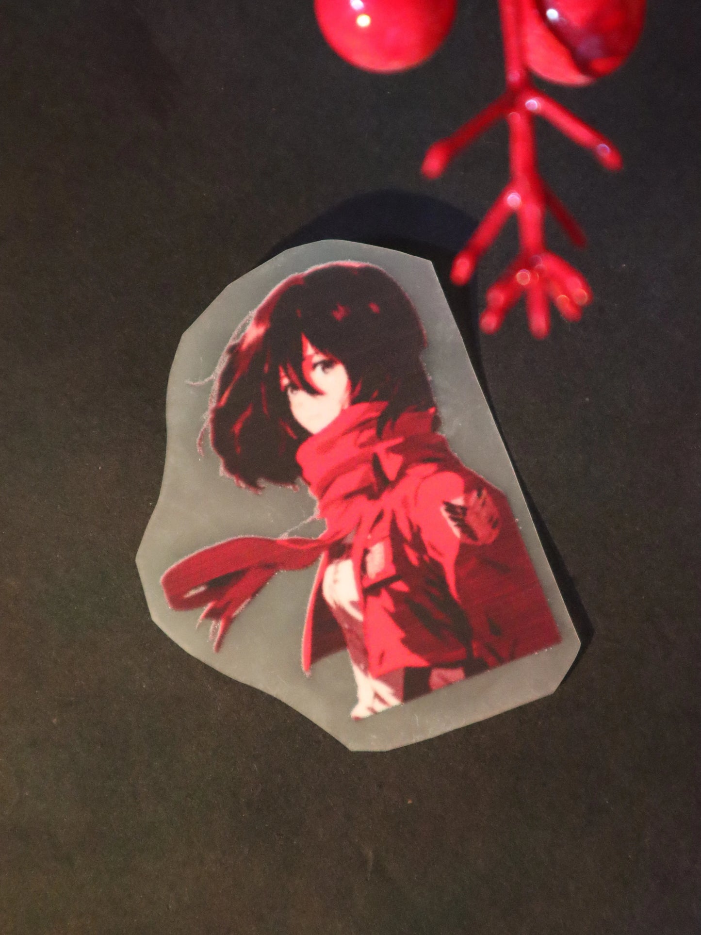 Red Scarf Resolve | Iron-on Patch | Beyond the Walls