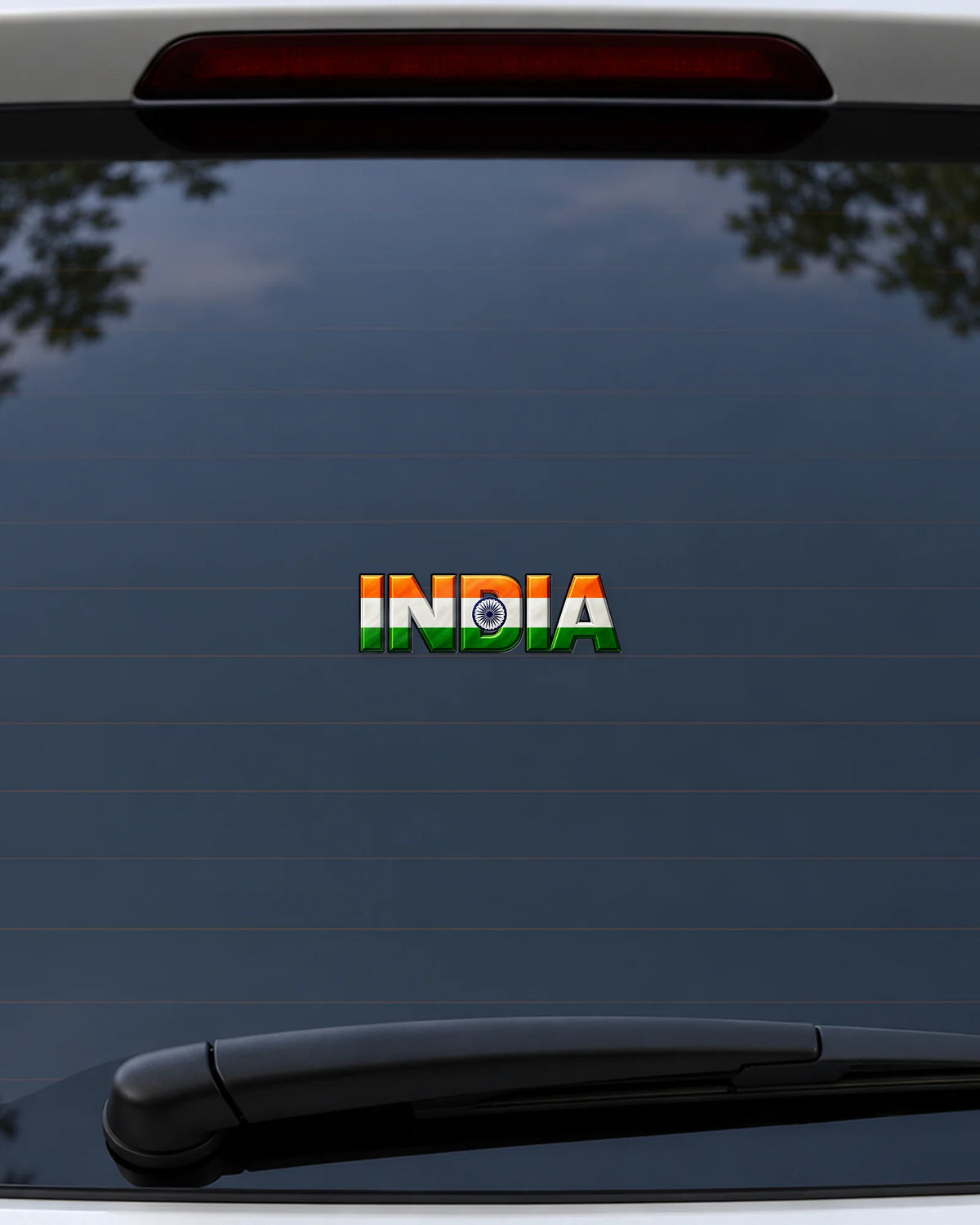 India Bold hard surface patch mockup