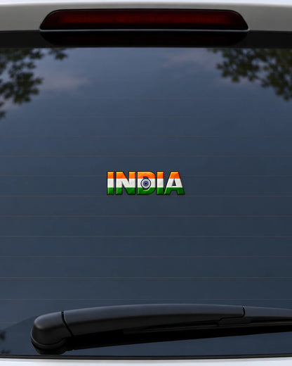 India Bold hard surface patch mockup