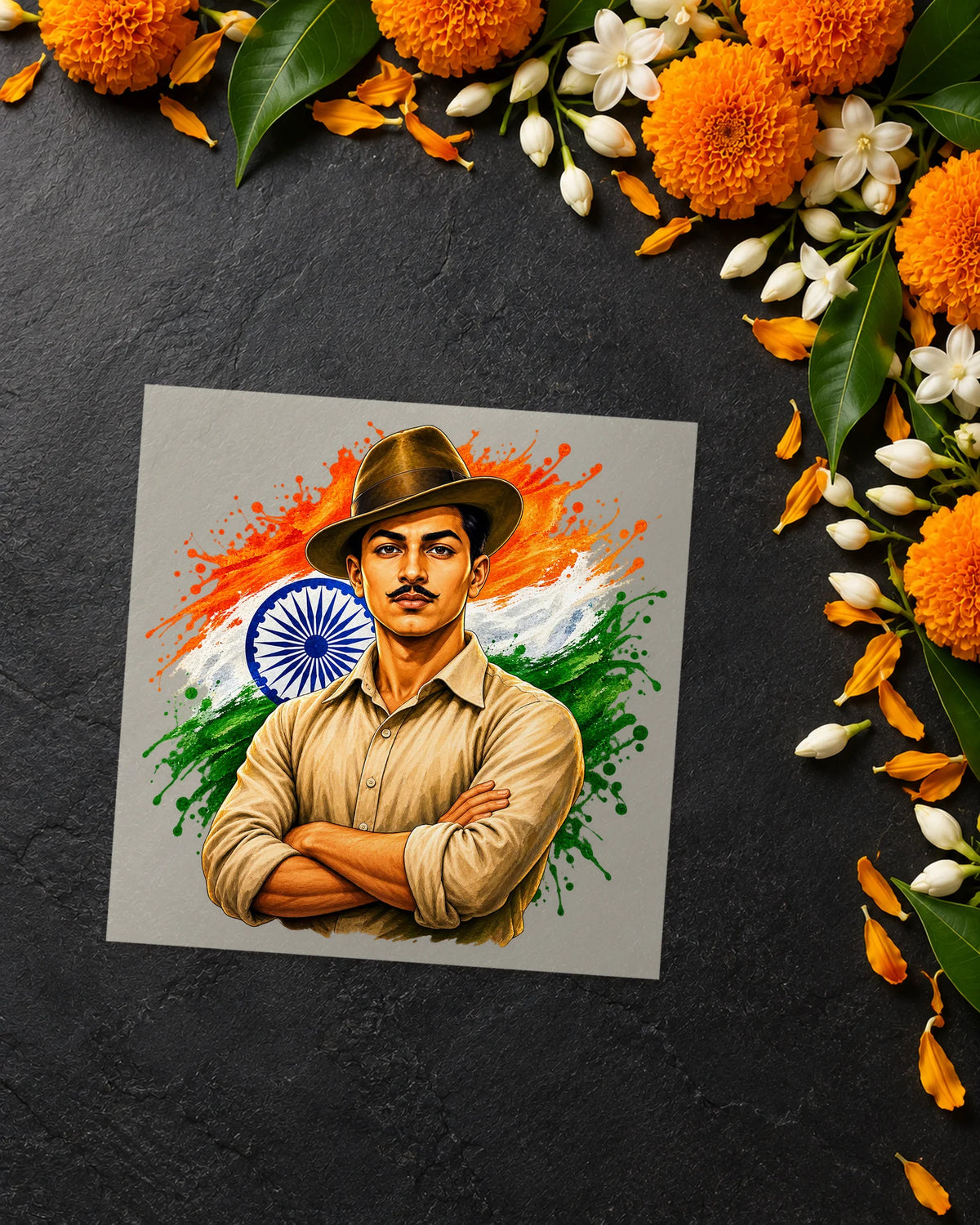 Inquilab Zindabad iron-on patch transfer