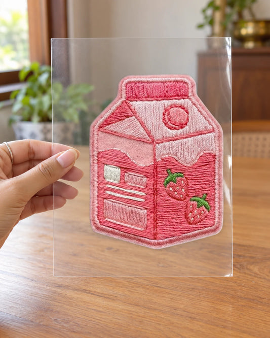 Berry Bliss hard surface patch on clear film