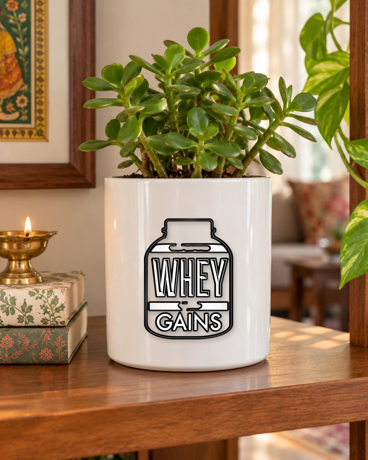 Whey Gains hard surface patch mockup