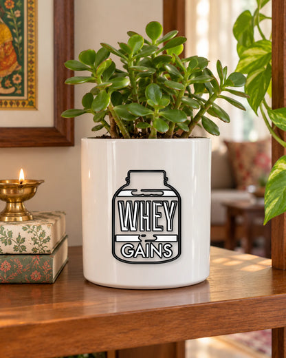 Whey Gains hard surface patch mockup