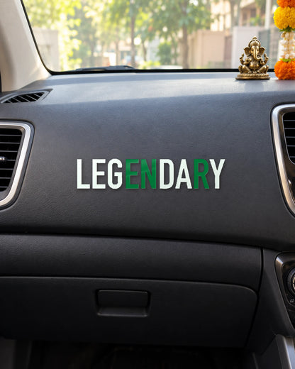 Legendary Leg Day sticker mockup