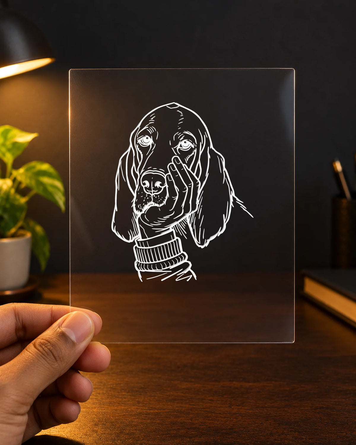 Unspoken Feelings hard surface patch on clear film