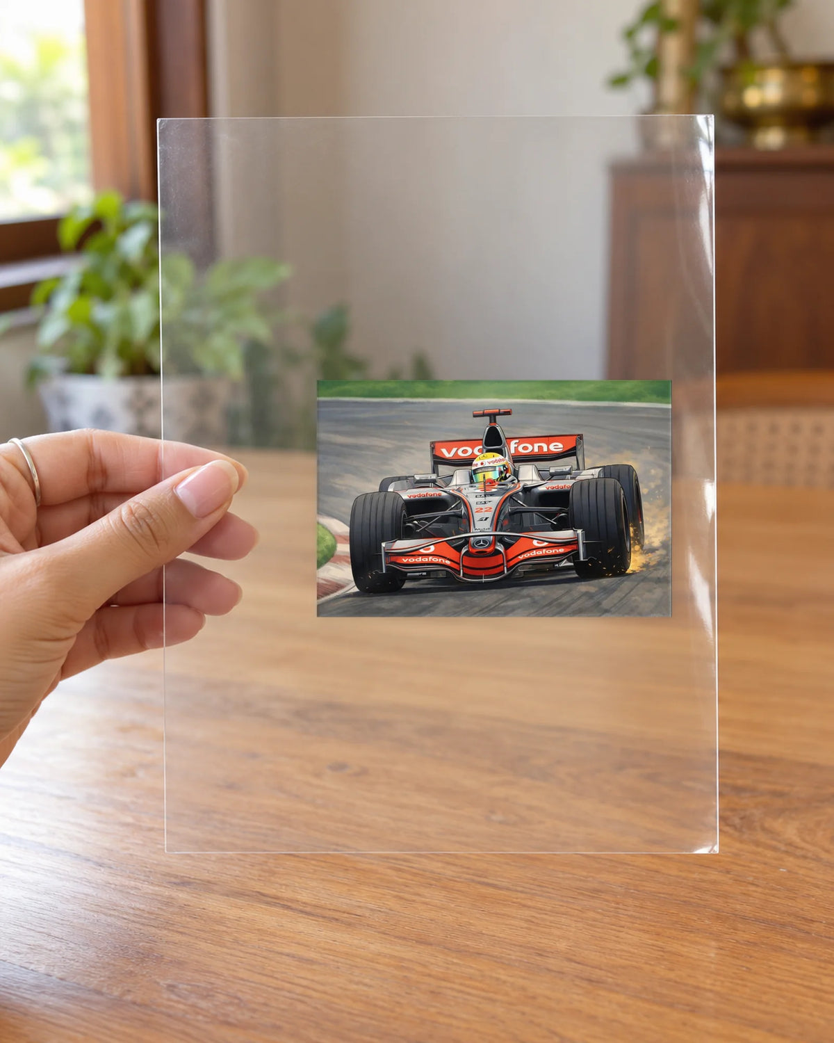 Pitlane Peek hard surface patch on clear film