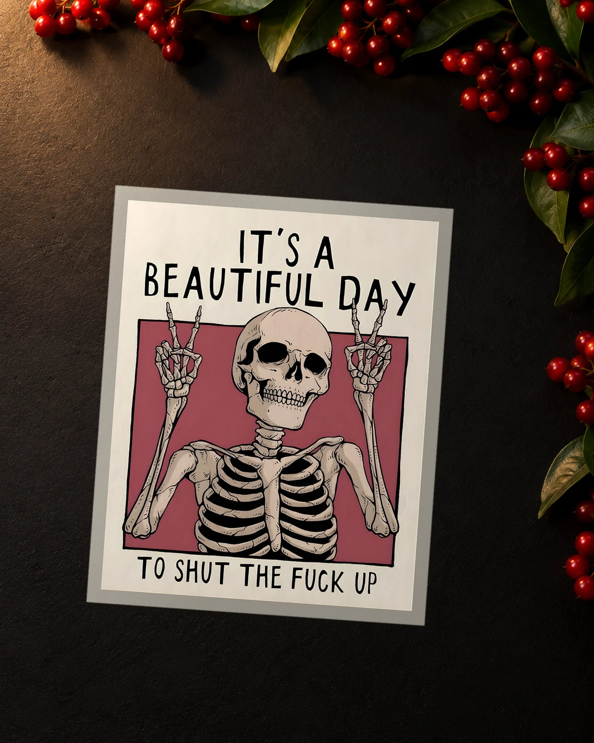 It's A Beautiful Day iron-on patch transfer