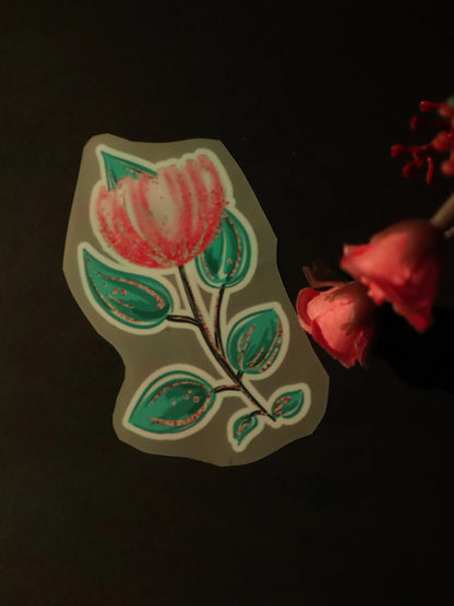 Blushing Tulip | Iron on patch | Pinterest Flowers
