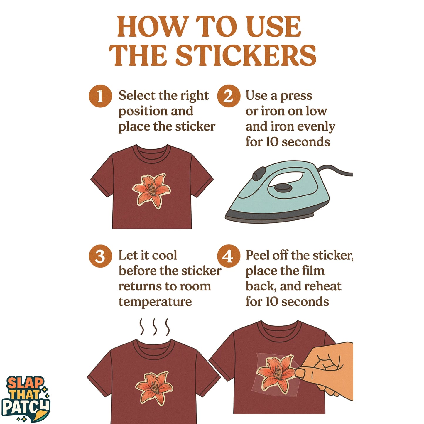 Pinterest Board | Pack of 15 Hot-Sticks | Iron on patches