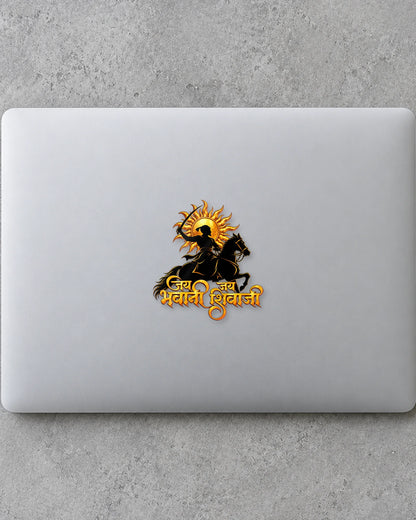 Jai Bhavani Jai Shivaji hard surface patch mockup