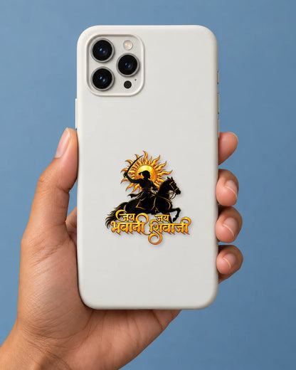 Jai Bhavani Jai Shivaji hard surface patch mockup