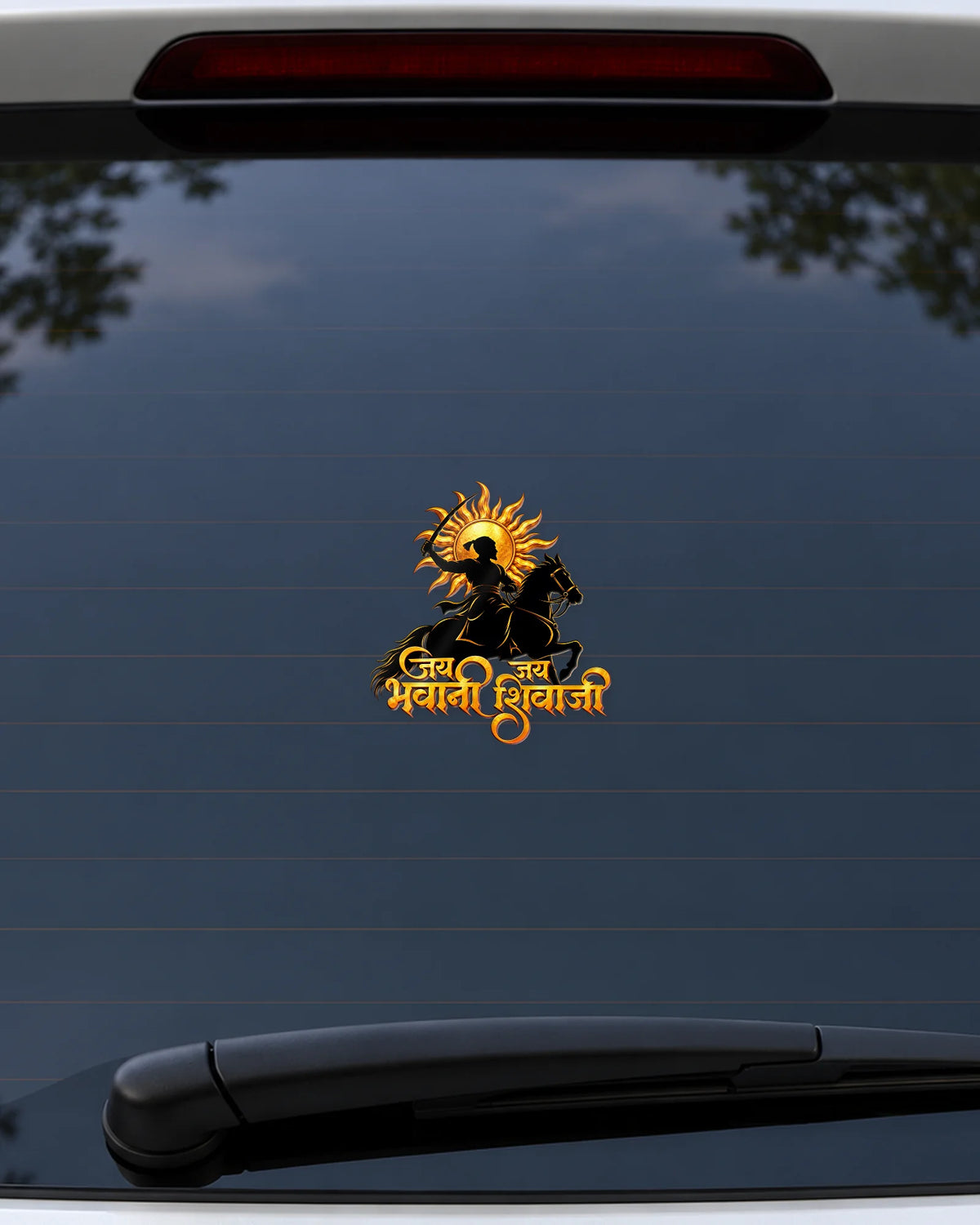 Jai Bhavani Jai Shivaji hard surface patch mockup