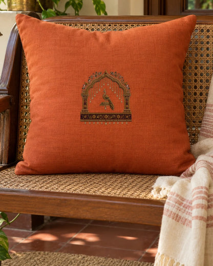 Jharokha embroidery-look iron-on patch | Thread Theory