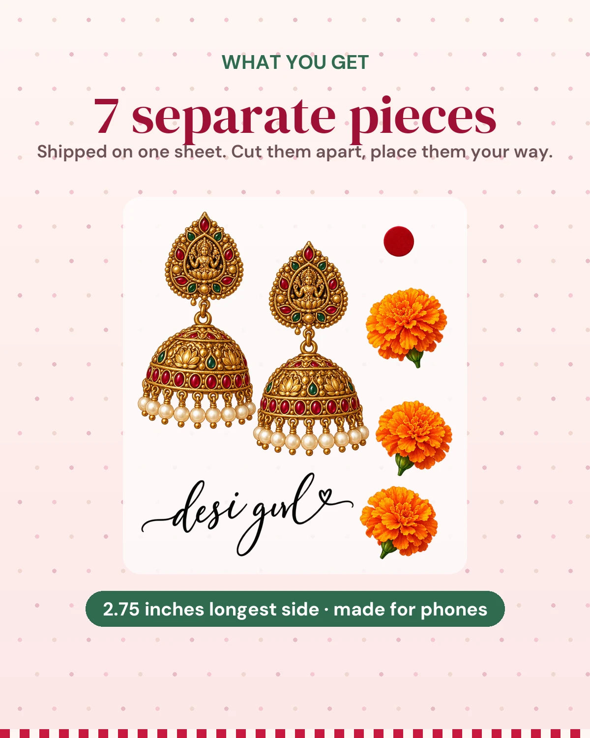 Jhumka Girl: what you get