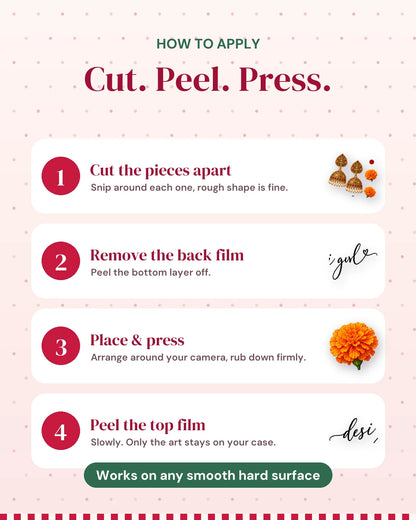 Jhumka Girl: how to apply