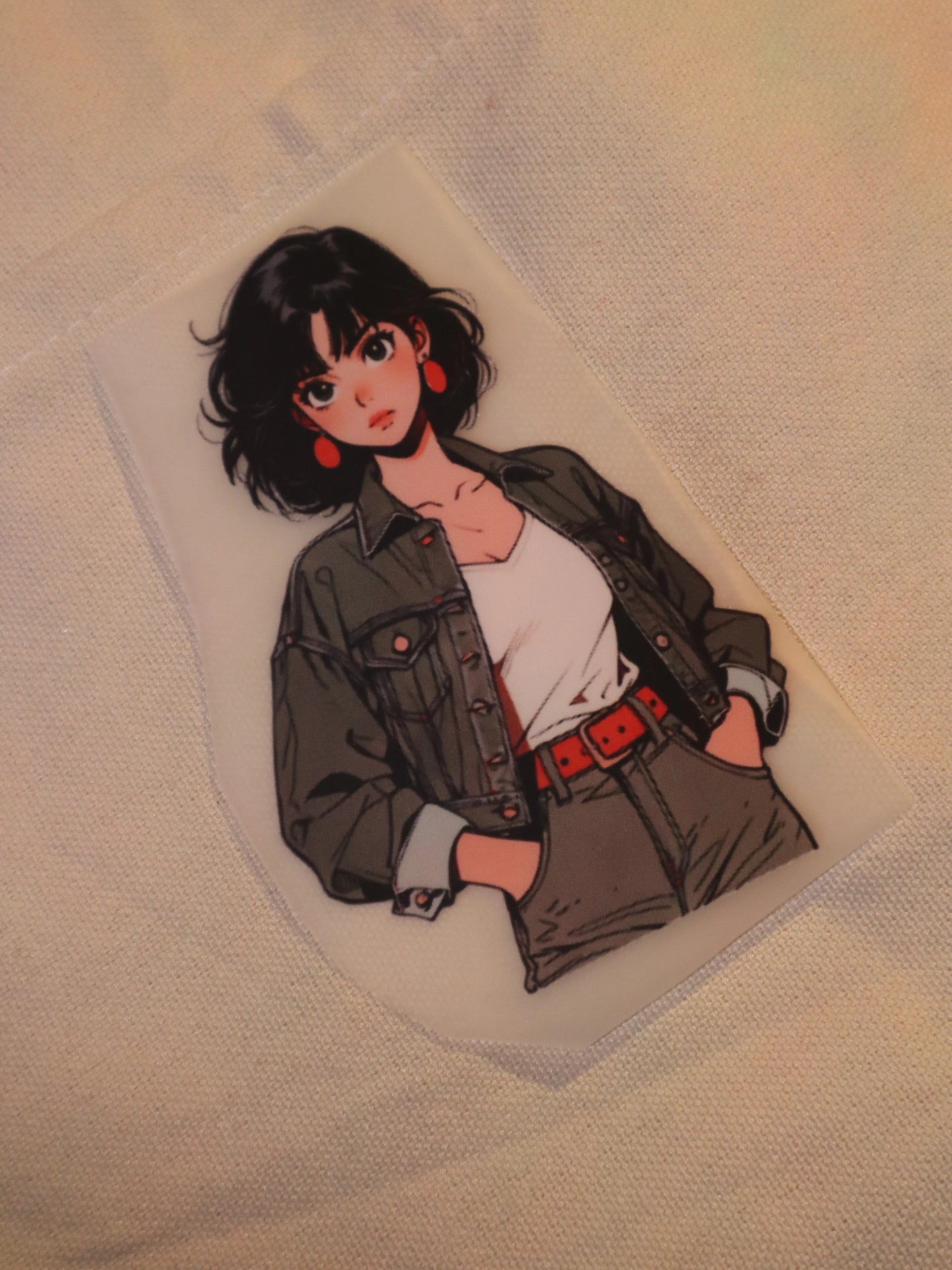 Retro Rebel Girl | Iron-on Patch | Girlie Pop