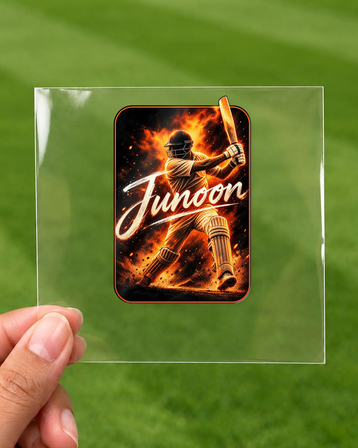 Junoon Ki Aag hard surface patch on clear film