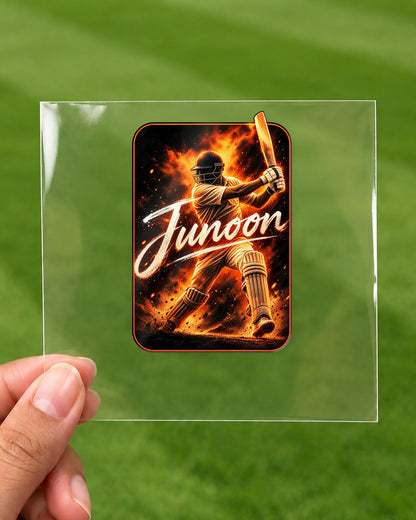 Junoon Ki Aag hard surface patch on clear film