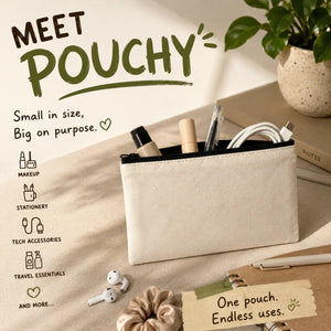 POUCHY - The Multipurpose Pouch | Recycled Fabric | Sustainable DIY