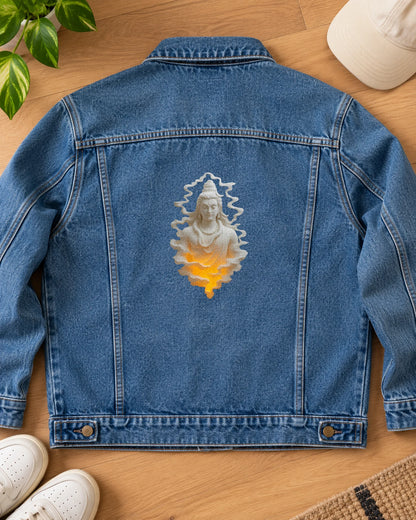 Kailash Awakening iron-on patch on clothes