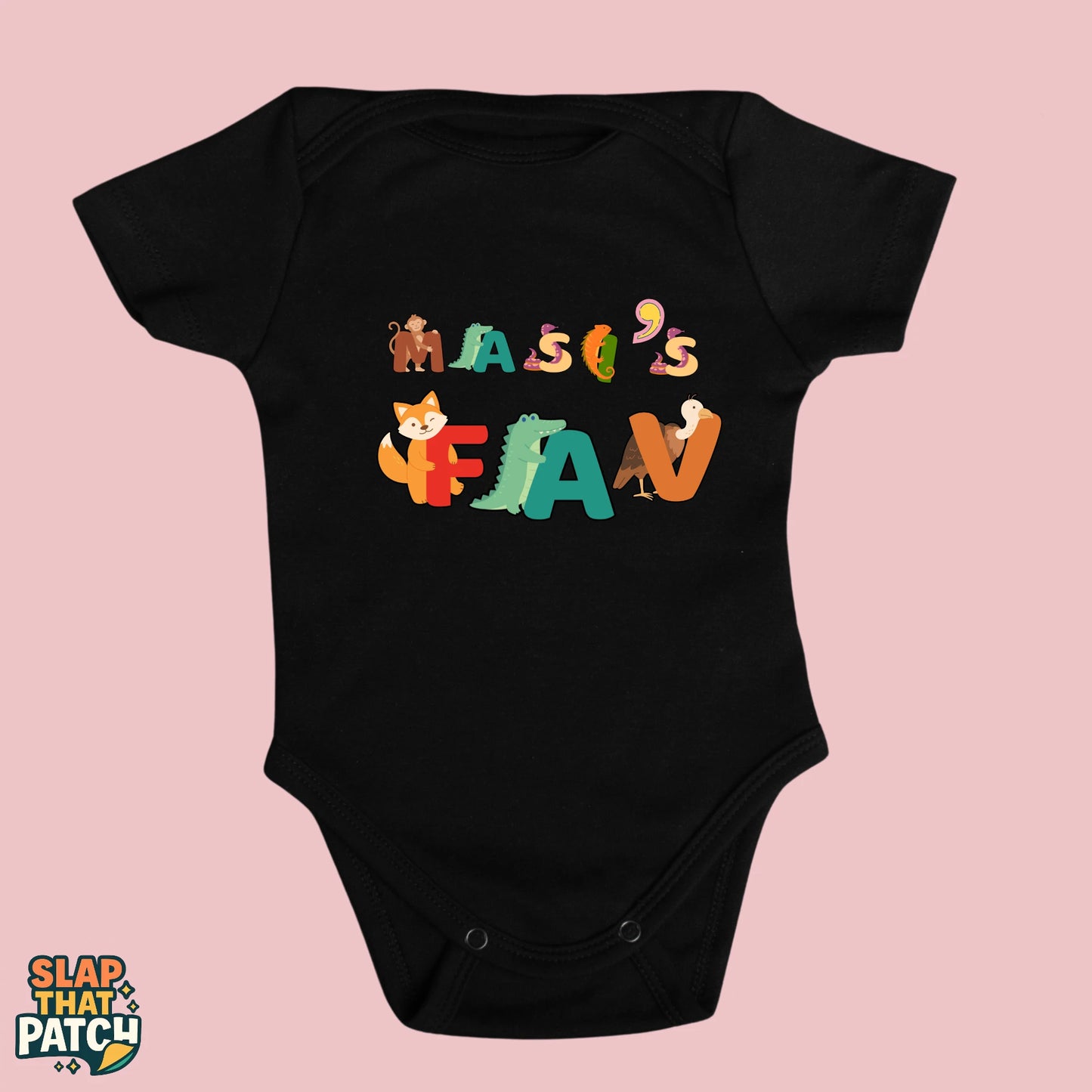 Wild Type | Iron-on Patch | Animal Alphabet Sticker (Kids Special)