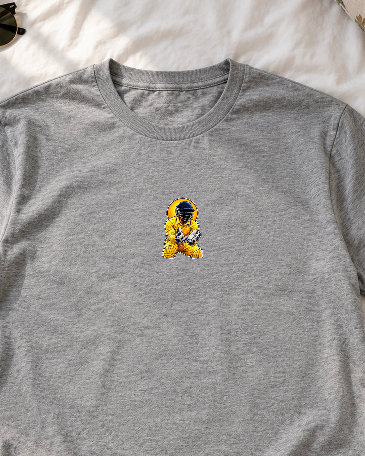 Keeper Bhai iron-on patch on clothes